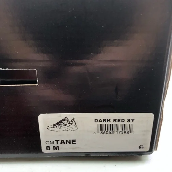 GUESS Tane Dark Red Low Top Sneakers - Picture 9 of 9